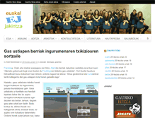 Tablet Screenshot of euskaljakintza.com